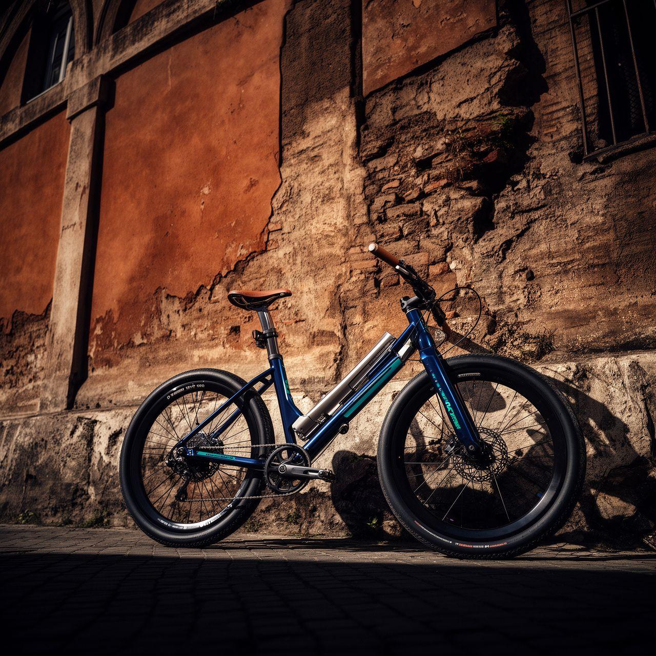 Bicicletta custom artigianale per le strade storiche di Roma