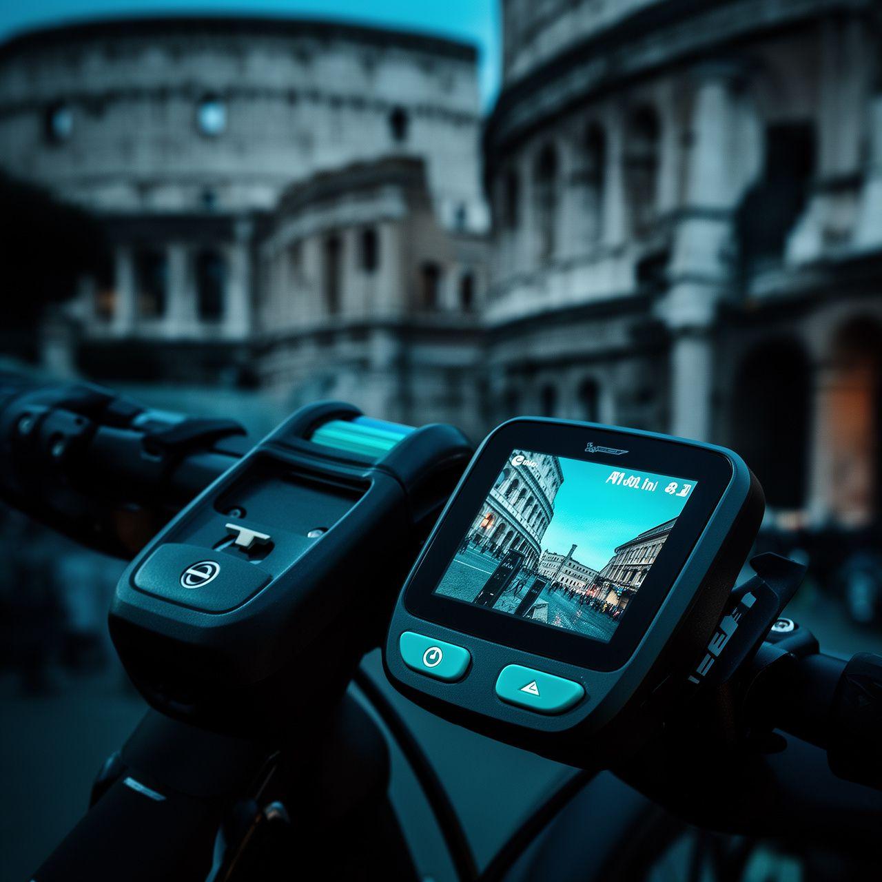 Concetto di sicurezza e protezione dati per ciclisti